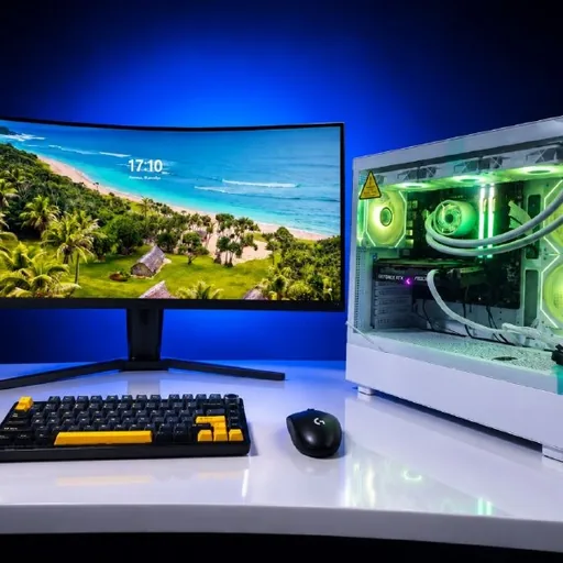 Игровой ПК i7-14700KF RTX 3060 Ti, монитор Xiaomi 34″