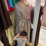 Женский костюм из льна 3