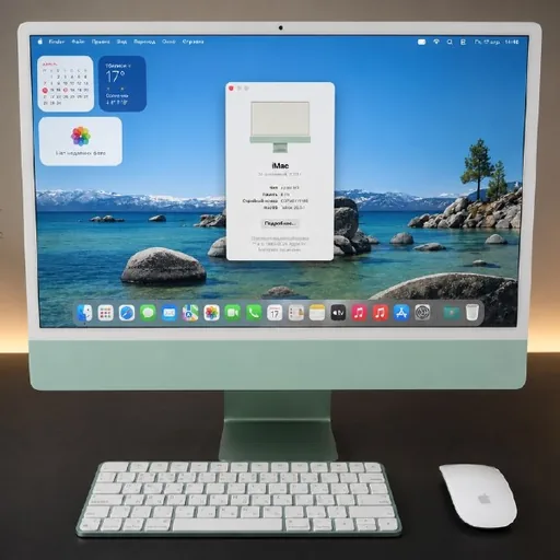 iMac 24 M3, Magic Keyboard, Magic Mouse