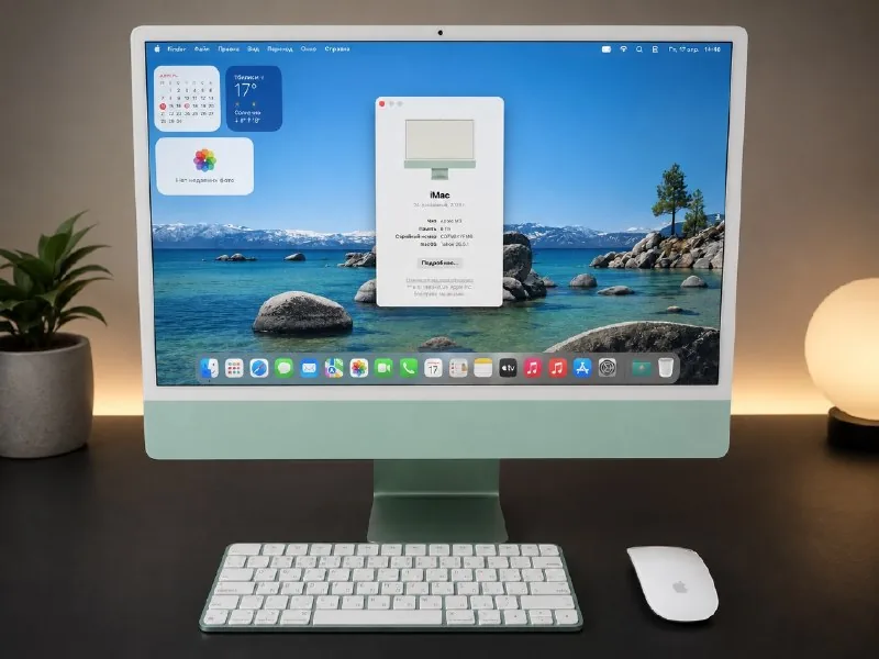 iMac 24 M3, Magic Keyboard, Magic Mouse