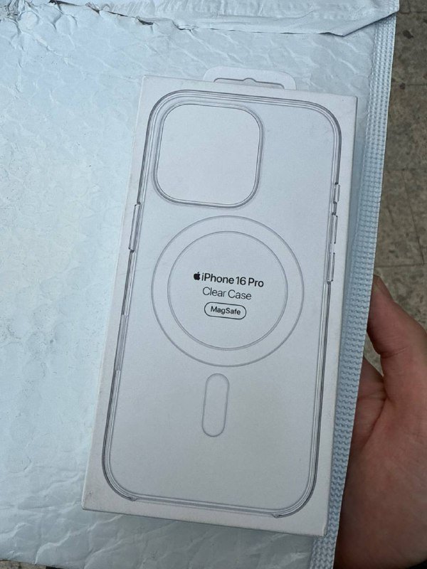 Оригинальный Apple Clear Case для iPhone 16 Pro