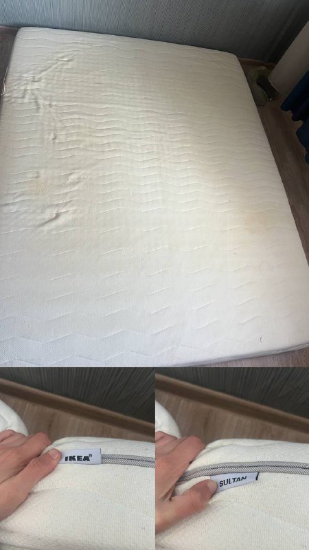 Матрас, постельное белье, одеяло, обогреватель, стол, кресло