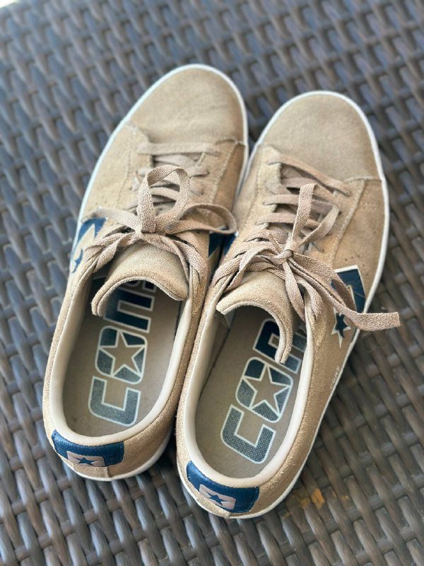 Кеды Converse 43 EU бежевые замшевые 3