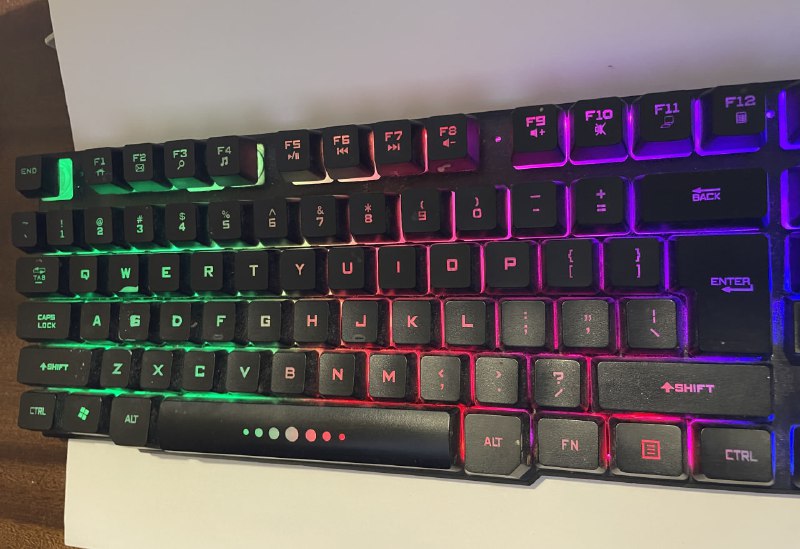 AOAS Gaming Keyboard Semi Mechanical 2