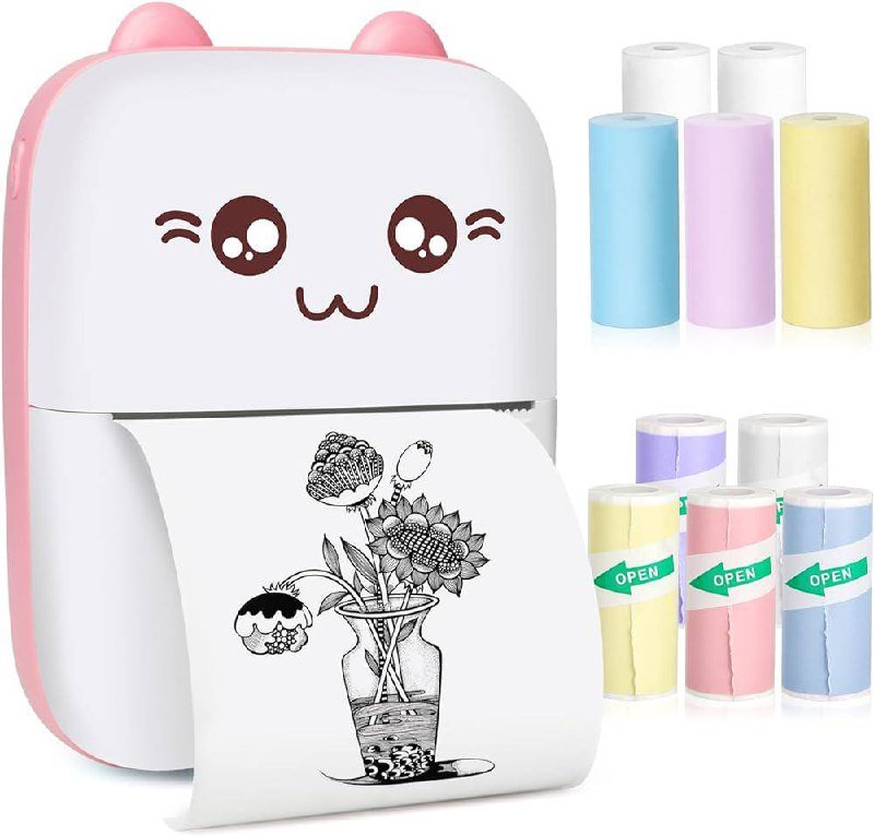 Мини термопринтер в коробке 3