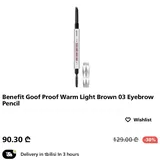 Карандаш для бровей Benefit Goof Proof Brow Pencil 4