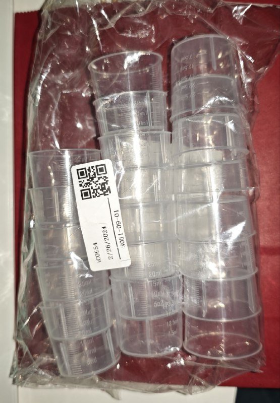 Мерные стаканчики для эпоксидной смолы на 30 мл, 19 шт.