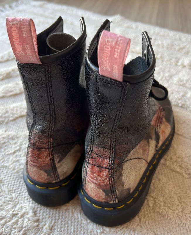 Ботинки Dr Martens размер 37 масляная живопись 4