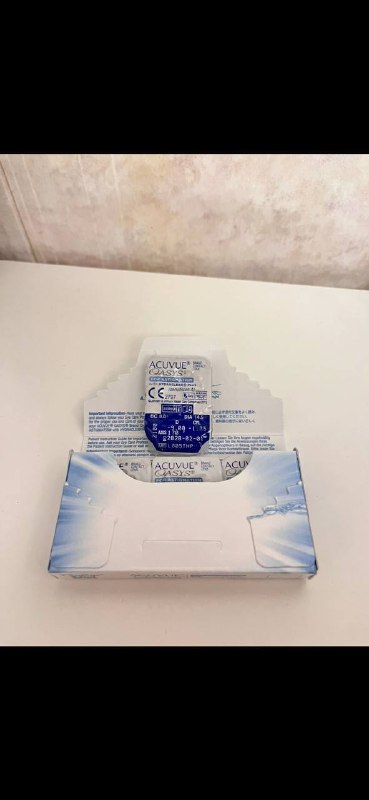 Астигматические линзы Acuvue с параметрами -9, ось 10 и 170 3