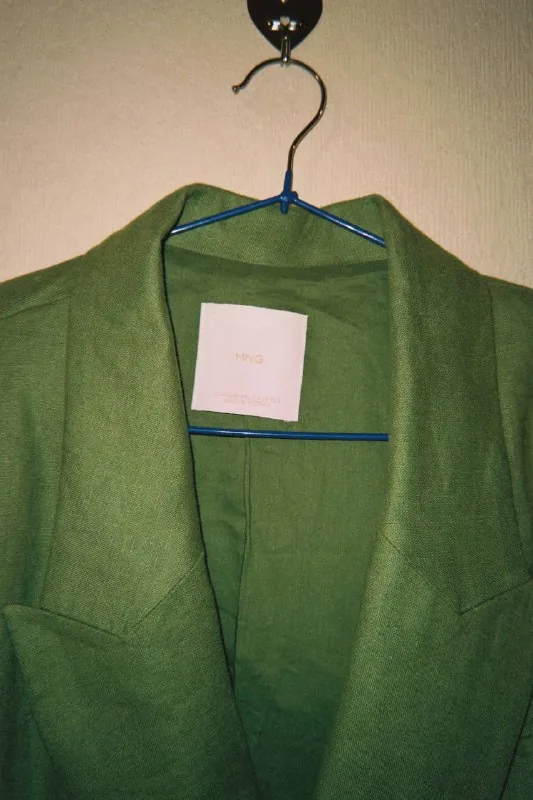 Mango linen blazer XXL 1