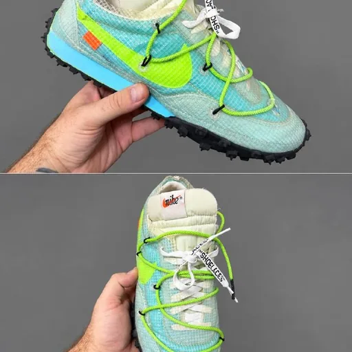 Кроссовки Off-White x Nike Waffle Racer, 43 размер