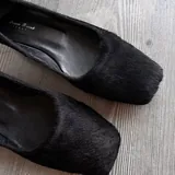 Балетки из натуральной кожи и меха пони 2