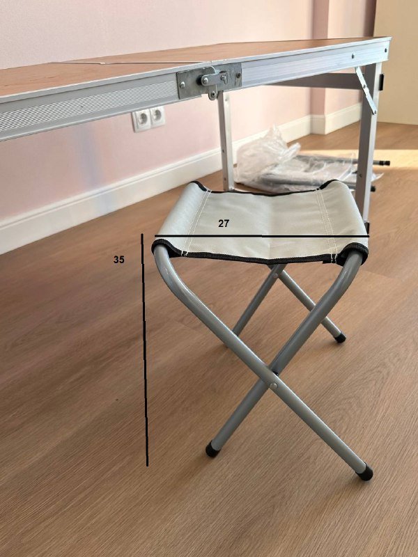 Компактный складной стол для пикника с табуретками 6