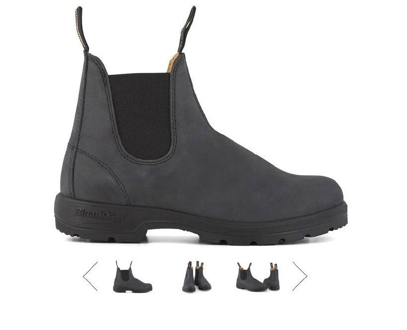 Ботинки Blundstone Rustic Black EU41 UK7 2