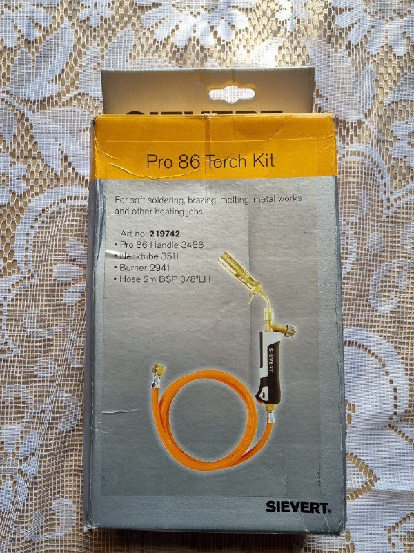 Комплект горелки Sievert Pro 86 Multipurpose с редуктором 9