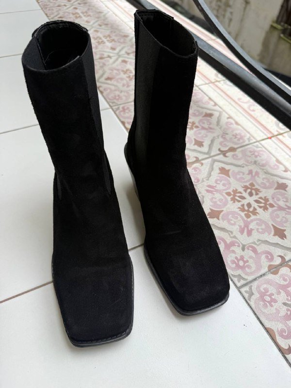 Замшевые ботинки Zara 2