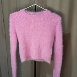 Pink fluffy Zara sweater 2