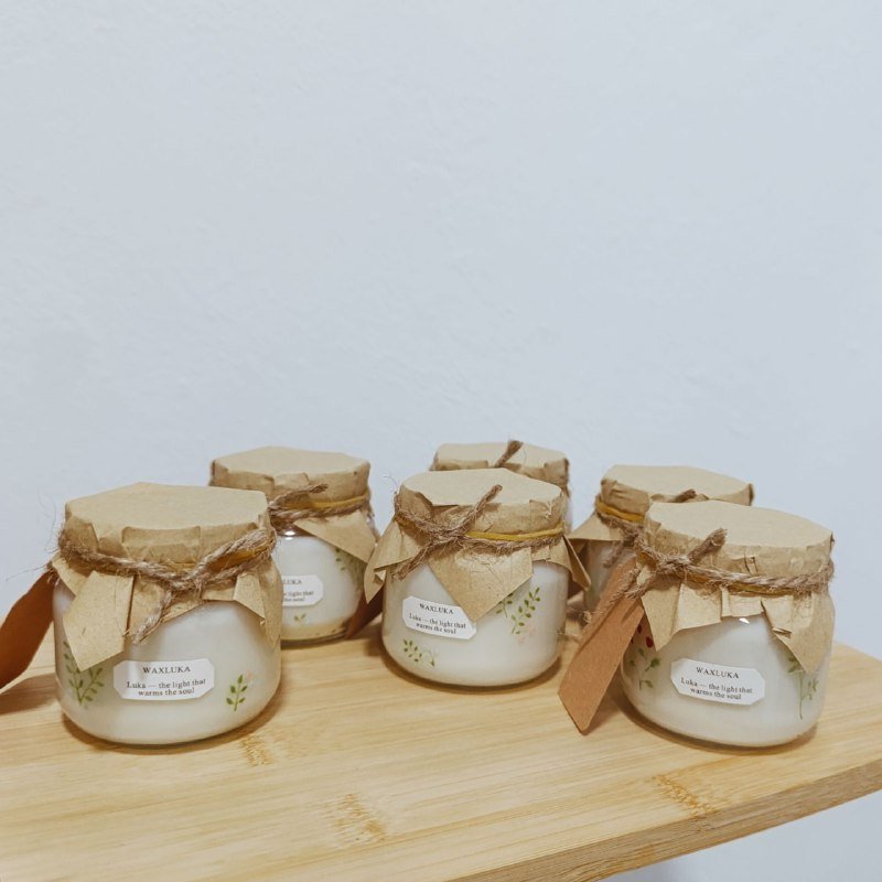 Свечи ручной работы из соевого воска 2 шт 5