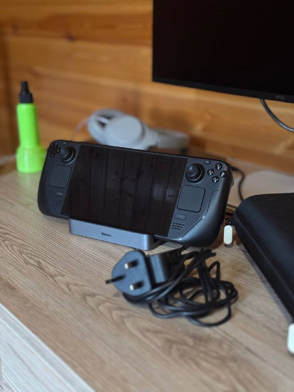 Steam Deck OLED 512gb, чехол, зарядка, док-станция Baseus