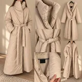 Dress, backpack, trousers, blouse, shoes, puffer coat, bags 6