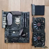 Материнская плата ASUS, процессор i7-7700K, 32GB RAM, GTX 970 1