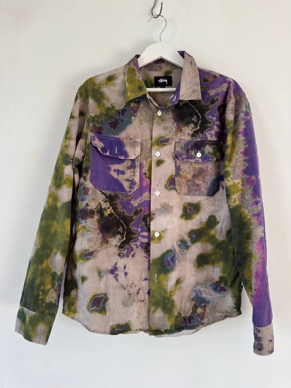 Stussy Tie dye рубашка
