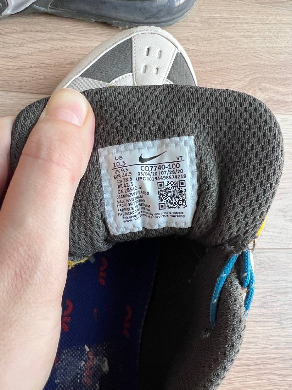 Кроссовки Nike React размер 44,5 мужские 3