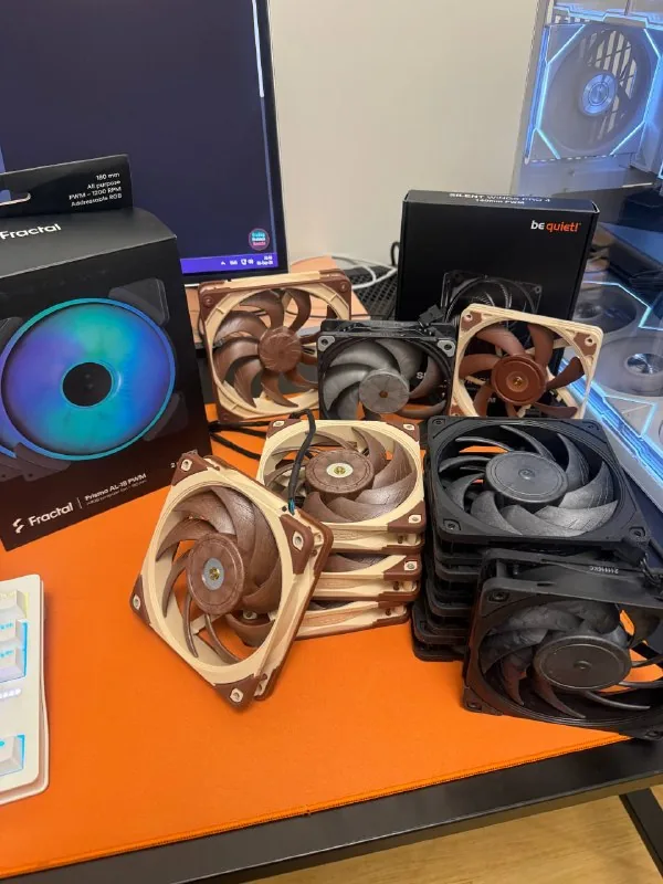 Вентиляторы для ПК Noctua, phanteks, Fractal prism