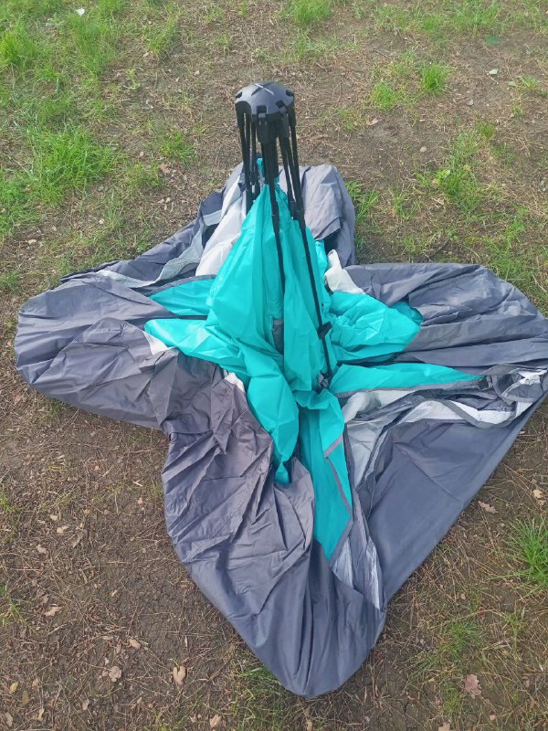 Новая самосборная палатка-паук 3