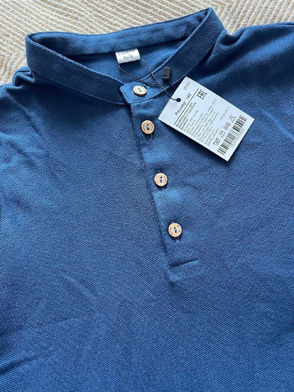 Футболки голубая и синяя размер 140 3