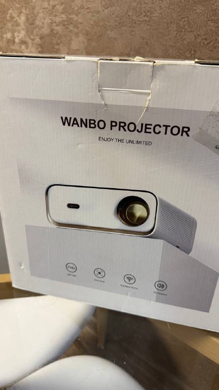 Проектор Wanbo X5, VR-очки Meta Quest 2, плита, виброплатформа, комплект для балкона, свадебное платье, гидромассажная ванночка, туфли High Heels 3