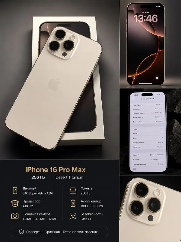 iPhone 16 Pro Max 256 ГБ