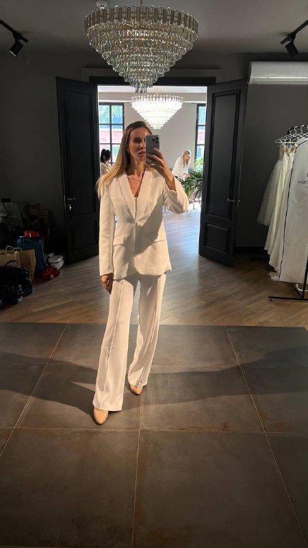 Брюки от костюма Zara размер 42 белые