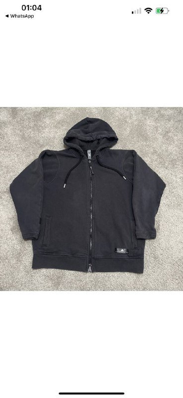 Толстовка Stella McCartney мужская черная на молнии