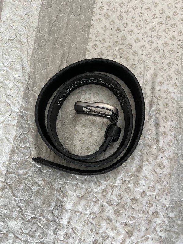 Ремень натуральная кожа черный 3