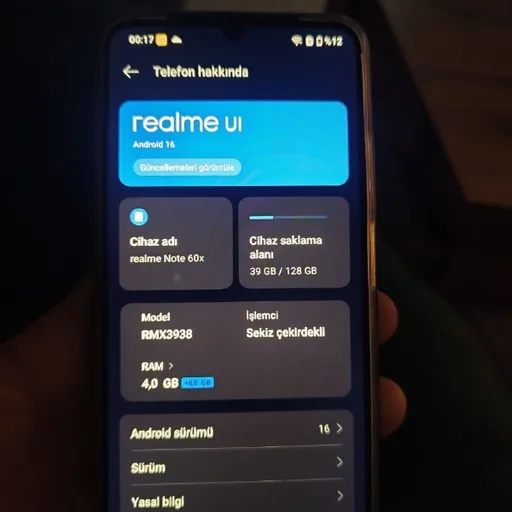Realme Note 60x, 4 ГБ, 128 ГБ