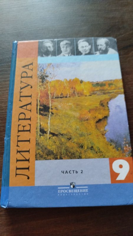 Учебник по литературе для 9 класса в 2 частях 3