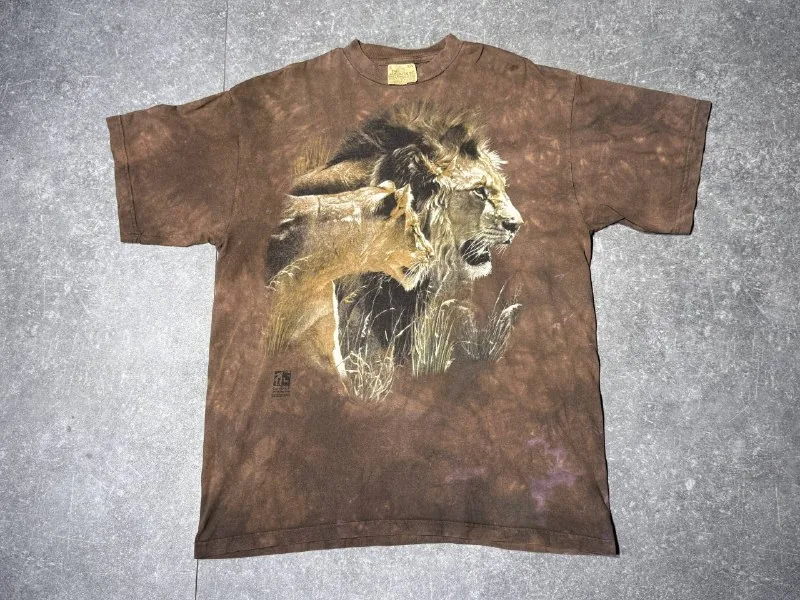 Vintage tie-dye t-shirt The Mountain XXL 1