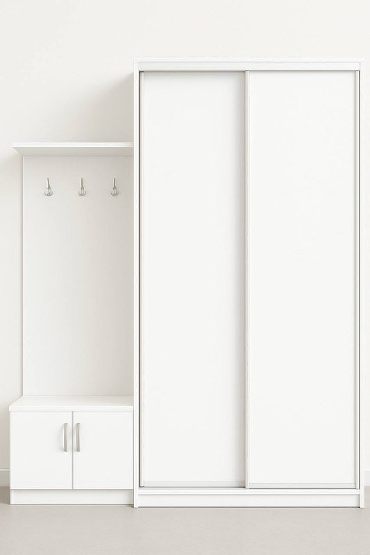 Шкаф купе в коридор на обе стороны открытия 5