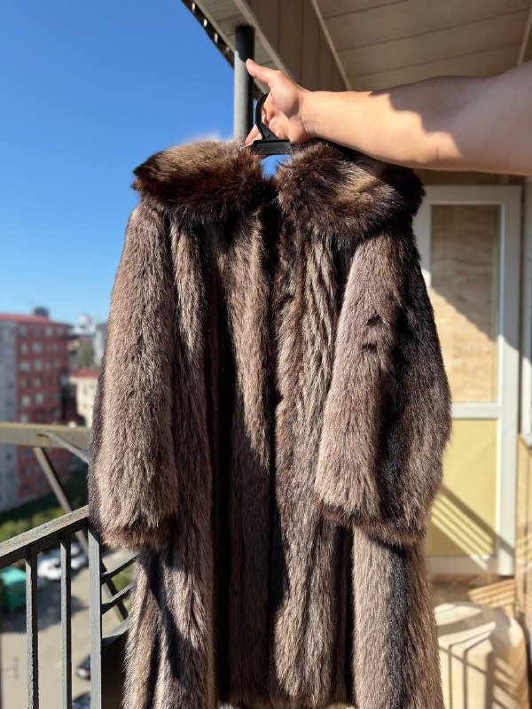 шуба из енота