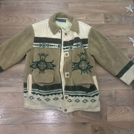 Vintage 90s CAMP fleece jacket