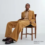 Женский вельветовый костюм UNIQLO: пиджак и брюки 7