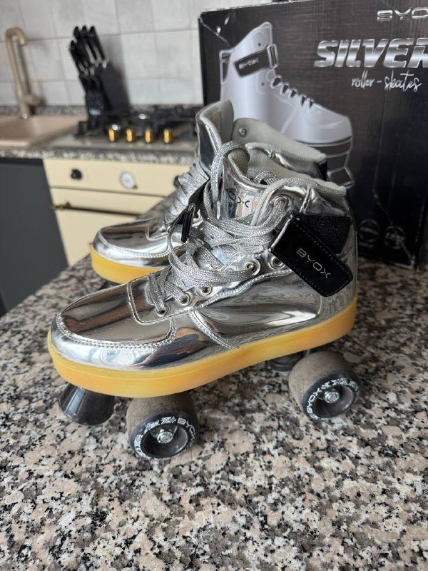 Роликовые квады Silver размер 35-36 2