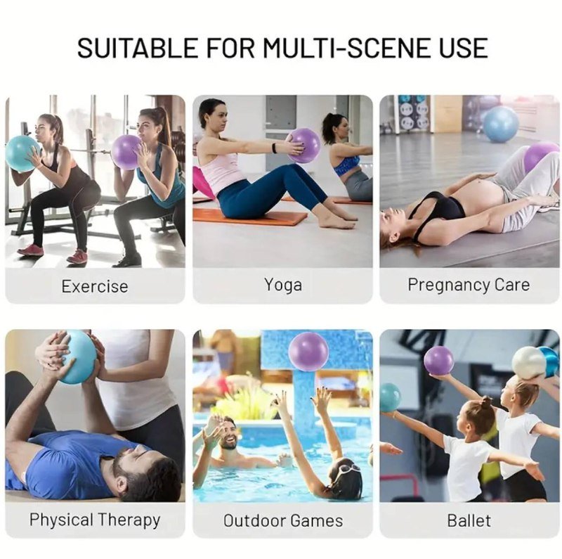 Лента эспандер, йога мяч для фитнеса и йоги 6