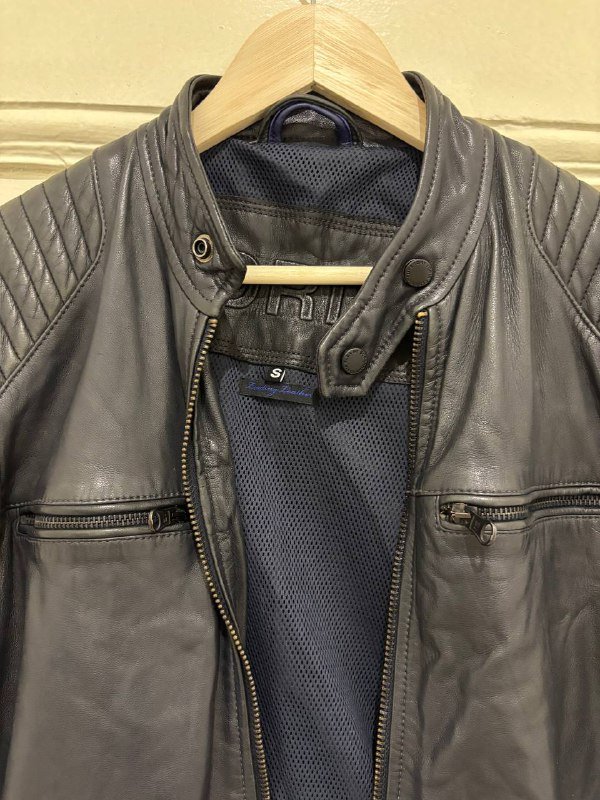 Кожанная куртка Idris Elba размер s 5