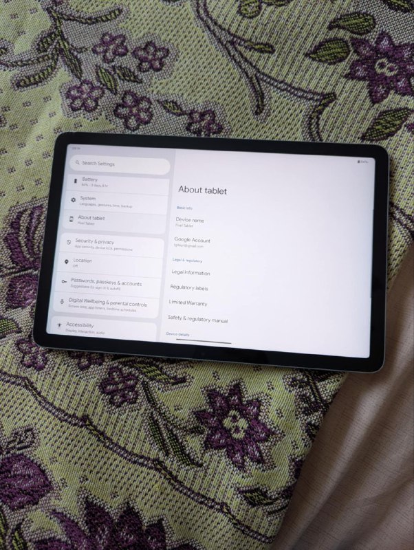 Google Pixel Tablet 6