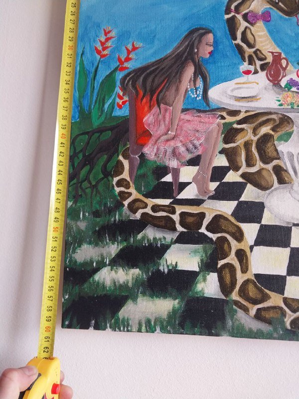 Картина холст акрил 3