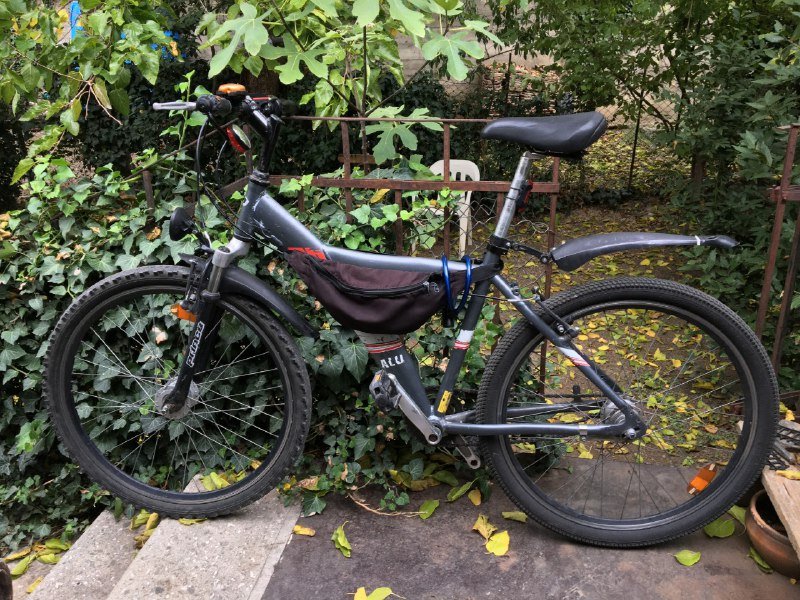 Велосипед с планетарной втулкой и комплектом