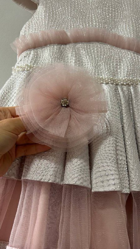 Детские платья чёрное, жёлтое, розовое 9