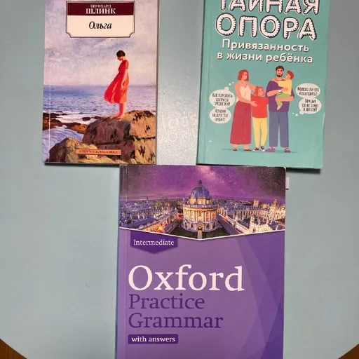 Книги Б. Шлинка, Л. Петрановской, Oxford Practice Grammar и другие